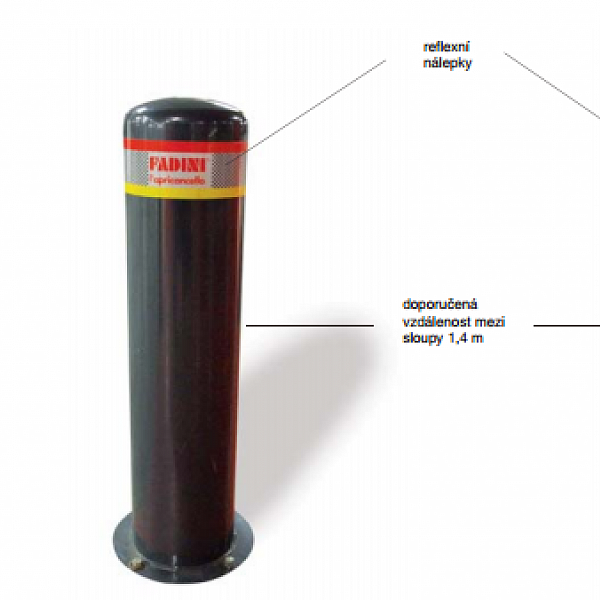 parkovací sloupky coral 8