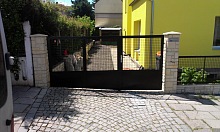 kovové křídlové brány 3