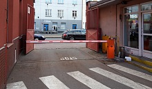 parkovací zábrana závora učiliště